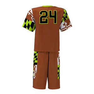 Conjunto de Jersey y Pantalones Cortos de Lacrosse de Malla Ligera con Diseño Único Más Vendido, Uniforme de Lacrosse Cómodo - Product Image 5