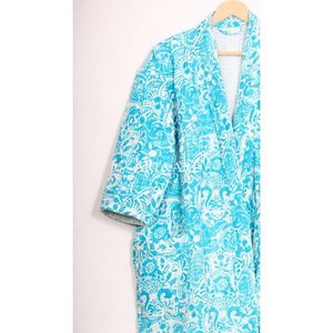 Kimono de Verano para Mujer, Hecho a Mano en India, Acolchado con Diseño Floral, 100% Algodón, de Secado Rápido, para Dormir - Product Image 3