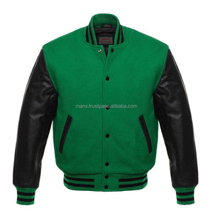 Unisex Varsity Jacket High Softshell College Baseball Letterman Style Embroidery Wool Casual Windproof Waterproof Bomber Winter - Product Image 5