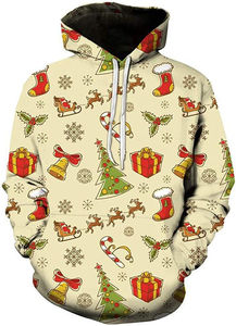 Custom Women's Full Sleeve Length Hoodies & Sweatshirts High Quality Merry Christmas Bow Design Christmas Sweatshirt - Product Image 6