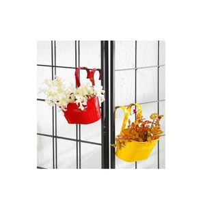 Jardinière décorative en métal doré, grands Pots de fleurs d'intérieur/Pots de plantes d'extérieur/jardinières en acier pour produits soldes - Product Image 1