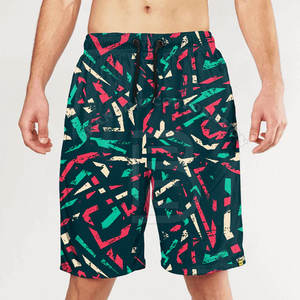 Pantalones cortos de sublimación con estampado de moda de verano Pantalones cortos de malla Pantalones cortos con cintura elástica para hombre hechos en Pakistán - Product Image 3