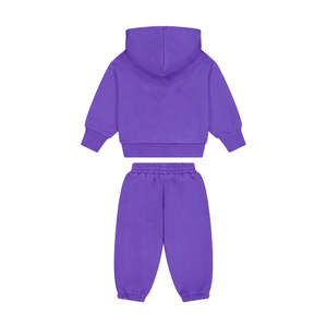 Conjuntos de Chándales para Niños Personalizados OEM, Conjunto de Dos Piezas Transpirable e Informal con Sudadera con Capucha, Felpa de Alta Calidad para Invierno - Product Image 6