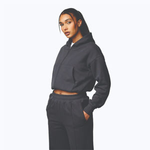 ชุดกีฬาลำลองใส่สบายสุดๆสำหรับผู้หญิงชุดฝึกวิ่งจ๊อกกิ้งแบบลำลองแขนเสื้อมีฮู้ดวัสดุขนสัตว์จำนวนรุ่นสั่งซื้อ - Product Image 5