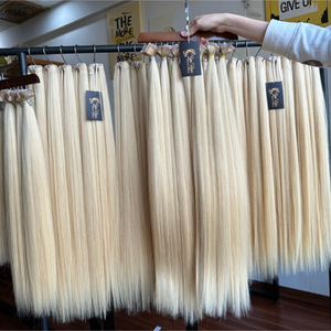 Sun Hair Company Lujo Doble Dibujado Recto Blanco Rubio Trama Paquetes de cabello Extensiones de cabello humano vietnamita crudo Perruques - Product Image 3