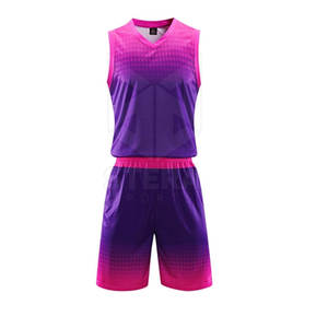 Nouveauté Vêtements de basket-ball de sport personnalisés Uniforme en tissu respirant avec le dernier design Style de jeu sublimé - Product Image 2