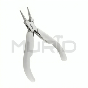 Multi-Functional Flat <b>Nose</b> <b>Plier</b> with White Grip Best Quality OEM Customization DIY Metric Measurement System Grip - Product Image 4