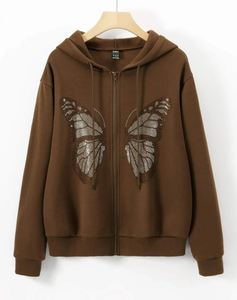 Vente en gros de sweat à capuche streetwear zippé pour hommes 100% coton polaire à double fermeture éclair broderie personnalisée impression numérique 3D - Product Image 3