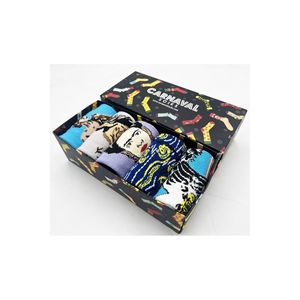 Set de 5 Calcetines Unisex con Diseño Artístico, Transpirables, 4 Diseños, Elegantes y Cómodos - Product Image 1