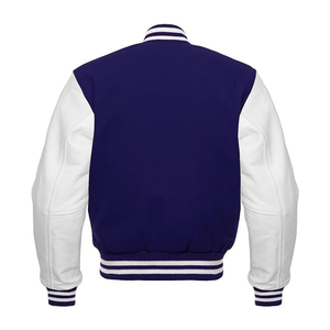 Style personnalisé Varsity Jacket Vestes universitaires en laine Melton pour hommes vente en gros Letterman CollegeBaseballjacket pour hommes - Product Image 2