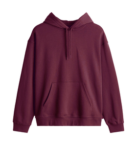Sudaderas con capucha y sudaderas de algodón térmico para hombre, ajuste holgado, hombro caído, algodón pesado para la temporada de invierno - Product Image 6