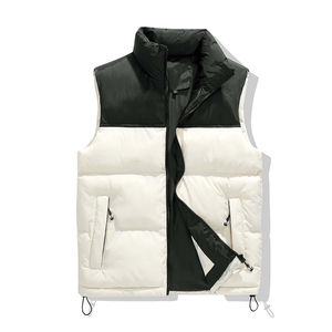 High Quality Fashionable Winter Half Sleeveless Jacket Breathable Down Puffer <b>Vest</b> Hood Plus Size Breathable Custom Fashion - Product Image 6