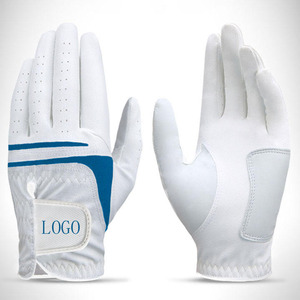 Guantes de golf de cuero genuino con logotipo y diseño personalizado 100% para hombre, guantes transpirables suaves y duraderos para todo tipo de clima, guantes a precio de fábrica - Product Image 2