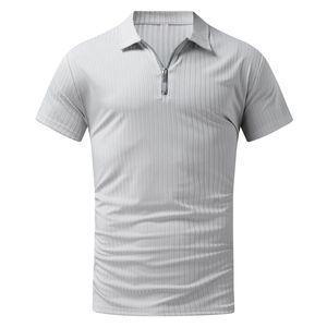 Ropa Deportiva para Hombre, Camisetas de Verano 100% Poliéster Antiarrugas, Manga Corta, Estampadas, en Stock, Color Sólido - Product Image 2