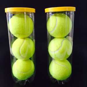 Pelota de tenis de buena calidad para entrenamiento 100%, pelota de tenis estándar de competición de goma sintética, precio bajo a la venta - Product Image 4