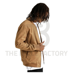 Wholesale Custom Quilted Bomber Jacket for Men High Street Eco-Friendly Waterproof Stand Collar Made in Pakistan - Product Image 3