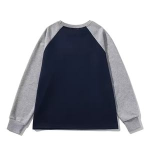 Sudaderas de hombre de manga raglán de gran tamaño de alta calidad, ropa de calle de cuello redondo personalizada para invierno, sudaderas de algodón al por mayor - Product Image 6