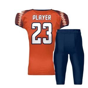 Nouveauté, uniforme de football américain personnalisé pour hommes, manches courtes, 100% polyester, logo personnalisé, meilleur matériau - Product Image 5