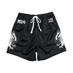 Short en maille pour hommes OEM logo personnalisé décontracté polyester plage course natation basket-ball Gym imprimé grande taille personnalisé short en maille pour hommes - Product Image 1