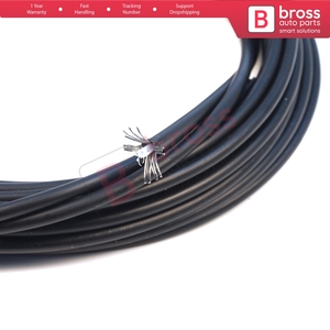 Câble en acier BWR5629, protection contre le bruit, diamètre intérieur 1,2 mm, diamètre extérieur 4 mm, longueur 10 mètres - Product Image 4