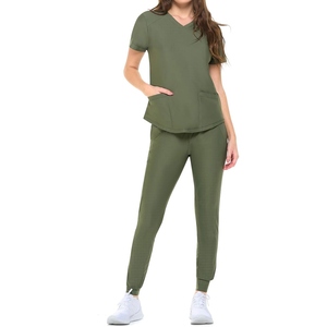 Uniforme Médico de Alta Calidad para Enfermeras, Trajes Médicos Elegantes, Conjunto de Uniforme de Enfermería para Mujer, Colores Personalizados al por Mayor OEM - Product Image 4