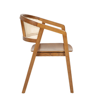 Chaises en bois décoratives d'usine de confiance pour diner la chaise en bois de teck du Vietnam
