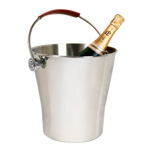 Cubo de hielo de acero inoxidable para fiesta en casa, accesorios de Bar, logotipo personalizado, portátil, de Metal, 6 botellas, champán, Cubo de cerveza, grande, 11L - Product Image 1