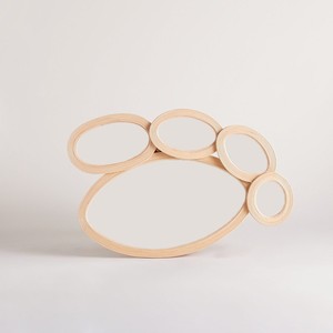 Espejos de pie en forma de huevo de racimo de ratán natural de nuevo diseño único o decoraciones colgantes de pared para la decoración del hogar y la sala de estar - Product Image 4