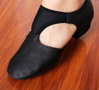 Sandales de danse jazz pour femmes Bold Smart B&S 0017 personnalisables, chaussures de caractère professionnelles en cuir de qualité supérieure, logo personnalisé