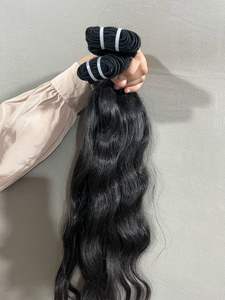 Extensiones de cabello ondulado crudo indio 12-14 pulgadas varias ondas del cuerpo Yaki recto onda profunda rizado cierre extensiones de cabello humano - Product Image 3