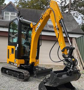 JCB 19C-1 Mini Excavator Crawler Yellow Compact Track Loader High Digging Power 0.12m Bucket Capacity for Engine 120kW Core - Product Image 3