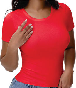 Camisetas informales acogedoras para hombre con detalles bordados Manga corta de punto pesado de ajuste relajado clásico-Tela WORSTED - Product Image 5