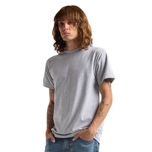Camiseta de gimnasio de alta calidad para hombre, Camiseta deportiva de algodón de manga corta con estampado holgado - Product Image 1