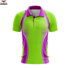 Ligero que absorbe la humedad Impreso Sublimación Jersey Hombres Secado rápido Logotipo personalizado Teamwear Cricket Jerseys - Product Image 3