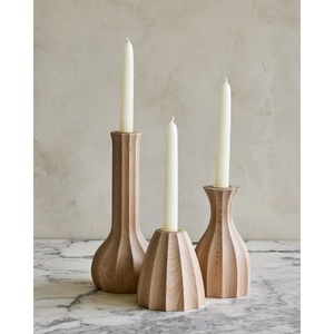 Juego de 2 portavelas de madera de diseño vintage, forma y tamaño personalizados, portavelas de madera de precio atractivo - Product Image 3