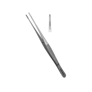 Fórceps de vendaje Brophy quirúrgico profesional de alta calidad, pinzas rectas dentadas de 20cm y 8 ", pinzas dentales alemanas de acero inoxidable CE - Product Image 1