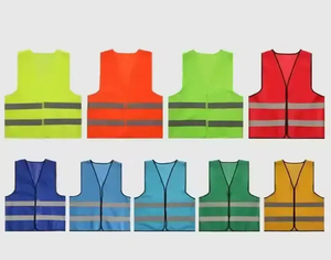 เสื้อกั๊กนิรภัยโพลีเอสเตอร์เกรดพรีเมี่ยมที่สามารถปรับแต่งได้ ANSI Class 1 EN ISO 20471 Class 2ทนทานมองเห็นได้ชัดเจนสะท้อนแสงได้ - Product Image 6