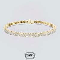 18K 14K 10K Solid Gold Diamond Tennis Bracelet IGI Certified Lab Grown Diamond Bracelet Femmes Fine Luxury Diamond Jewelry