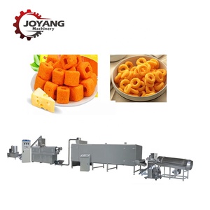 Linea di produzione globale per snack di mais soffiato da 150-500 kg/ora: estrusore per palline di formaggio, spirali, anelli e stelle - Product Image 5
