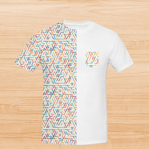 T-shirt à manches courtes pour homme, 100% coton, été, impression numérique personnalisée, logo personnalisé - Product Image 2