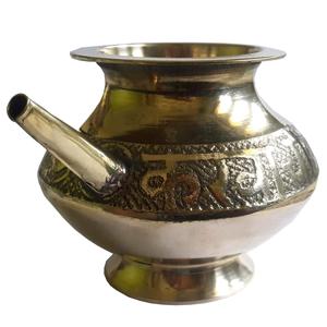 High Quality <b>Vintage</b> Pure Brass Lota With Engraving And Polish Finished For Kitchen Use Antique Arabic Lota Kitchenware Item - Product Image 1