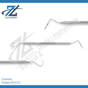 Probex YO 9 CC Instrumentos periodontales terminados Curetas dentales Gracey Periodontal Dental Quirúrgico Fabricante Pakistán - Product Image 2