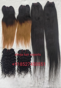 Extensions de Cheveux Humains Remy Temple Vendeur Pure Bundles Droite Vierge Noir Top 100% En Gros Non Transformés Naturel Brut Indien - Product Image 4