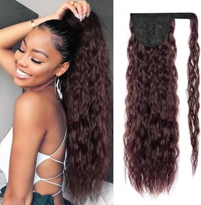 Extensions de cheveux vierges vietnamiens à enrouler pour queue de cheval, double trame machine, toutes couleurs, compatibles permanente, vente en gros - Product Image 2