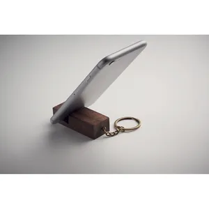 Porte-clés personnalisé en bois de noyer, produit de merchandising unique CODE - Product Image 1