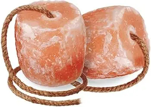 Bloc de sel de l'Himalaya naturel de 2,5 kg, bloc rond, supplément minéral au toucher réel, aliment nutritif pour le bétail et la faune, alimentation animale - Product Image 2