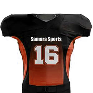 Maillot de football américain brodé de conception personnalisée bon marché uniformes de football américain cousus de haute qualité pour les jeunes - Product Image 4