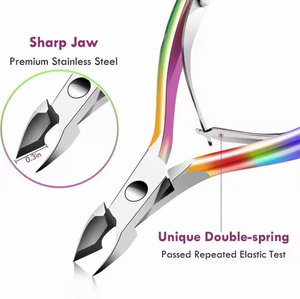 Cortauñas de Titanio Arcoíris de Alta Calidad Personalizadas, Cortacutículas para Bebés, Material de Acero, Venta al Por Mayor - Product Image 4