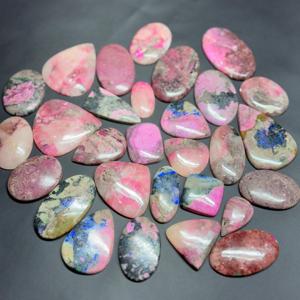 Pierre précieuse en vrac de calcite de cobalt rose naturel de haute qualité AAA et cabochon de calcite de cobalt vert en matériau d'agate en gros - Product Image 2