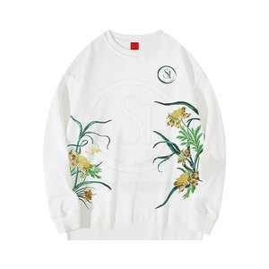 Sudadera de hombre de mezcla de algodón transpirable más vendida Patrón sólido Temporada de invierno en stock - Product Image 1